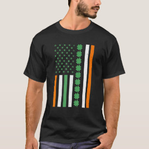 Irish American Flag Ireland Flag Vintag ST PATRIC T-Shirt