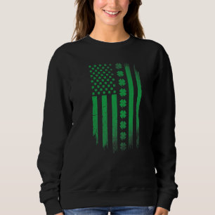 Irish-American-Flag Patrick's Tag Patriotischer Sh Sweatshirt