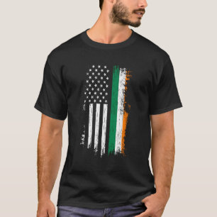 Irish American Flag Pride Ireland Usa T-Shirt