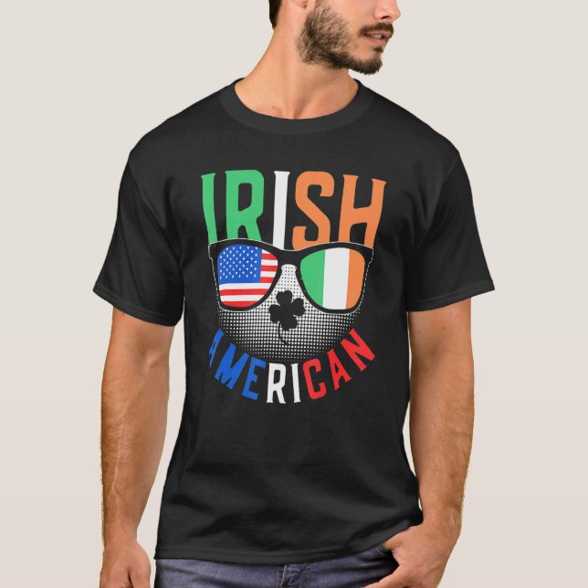 Irish American Ireland Family Roots Us Usa America T-Shirt (Vorderseite)
