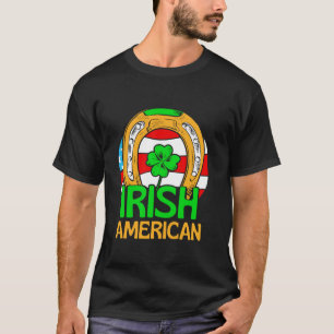Irish American Ireland Roots Family USA Amerika T-Shirt
