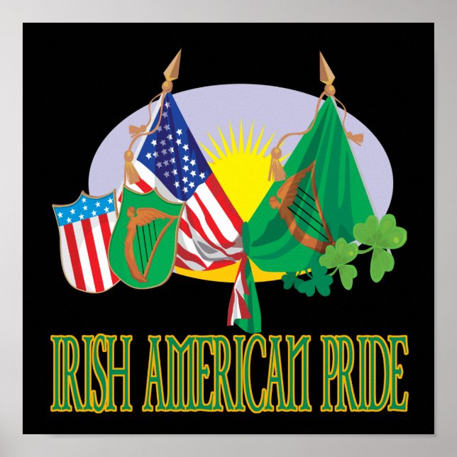 Irish American Pride Poster (Vorne)