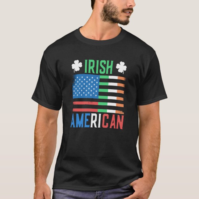 Irish American St Patricks Day Ireland Green Team  T-Shirt (Vorderseite)