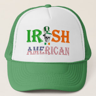 Irish American St Patrick's Day Truckerkappe