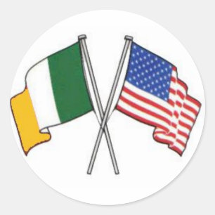 Irish American Sticker