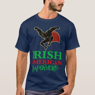 Irish American Superhero T-Shirt