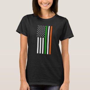 Irish American US Flag Irish Flag Irland T-Shirt