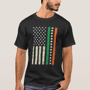 Irish-amerikanische Flagge Irland-Flagge ST. PATRI T-Shirt