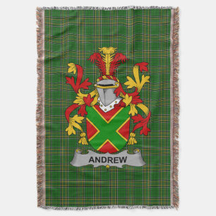 Irish Andrew Coat of Arms Familienwappen Irland Decke