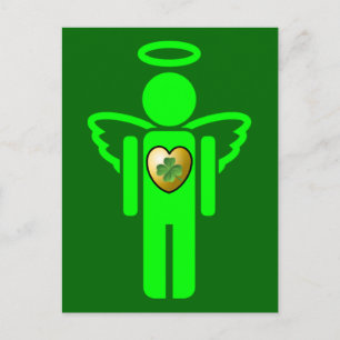 Irish Angel Postcard Postkarte
