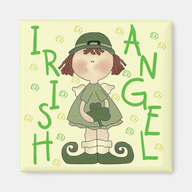 Irish Angel T - Shirt and Gifts Magnet (Vorne)