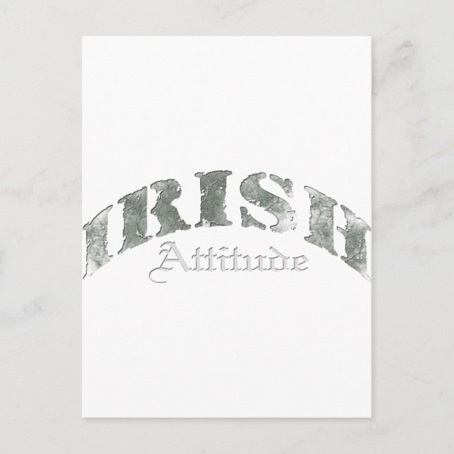Irish Attitude Distance Postkarte (Vorderseite)
