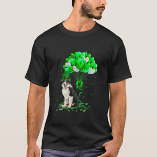 Irish Australian Shepherd Dog St Patrick's Day Dog T-Shirt
