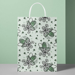 Irish Baby Carriage St Patrick's Day Baby Shower Kleine Geschenktüte