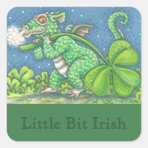 IRISH BABY DRAGON FANTASY STICKER Sheet