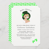 Irish Baby Leprechaun Lucky Kleeblatt Babydusche