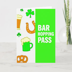 Irish Bar Hopping Pass Karte