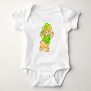 Irish Bear Baby Strampler