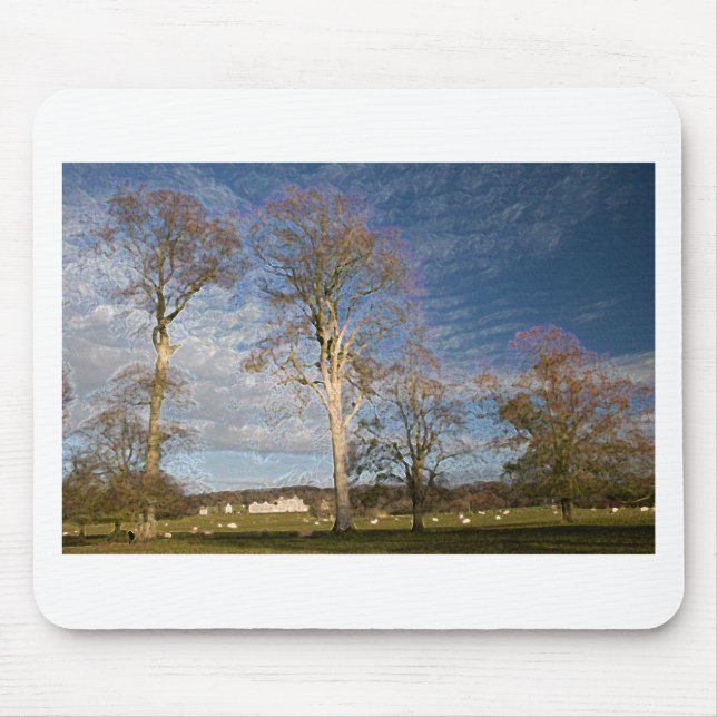 Irish Beech Trees Mousepad (Vorne)
