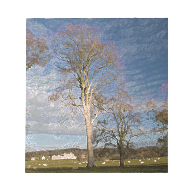 Irish Beech Trees Notizblock (Vorderseite)