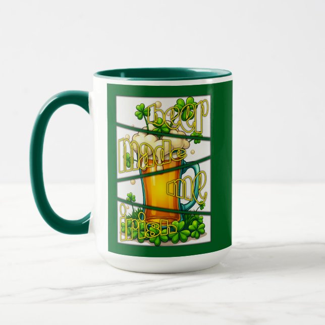 Irish Beer Mug St Patrick’s Day Shirt – caneca Tasse (Links)