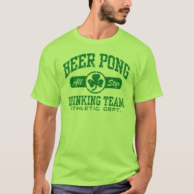 Irish Beer Pong T-Shirt (Vorderseite)