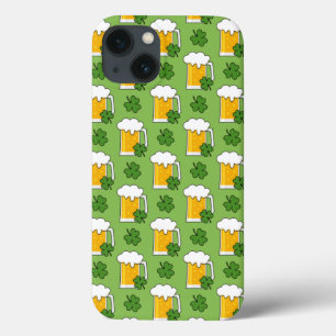 Irish Beer Tasse mit Kleeblatt Clover Pattern Case-Mate iPhone Hülle