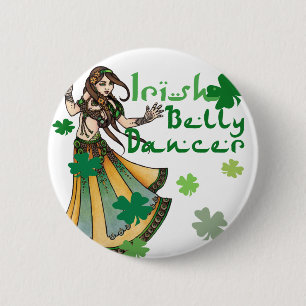 Irish Belly Dancer Button