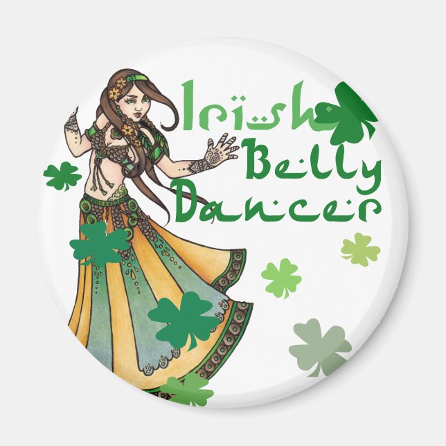 Irish Belly Dancer Magnet (Vorne)