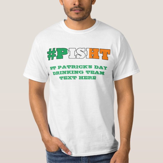 Irish betrunken St Patricks Day T-Shirt (Vorderseite)