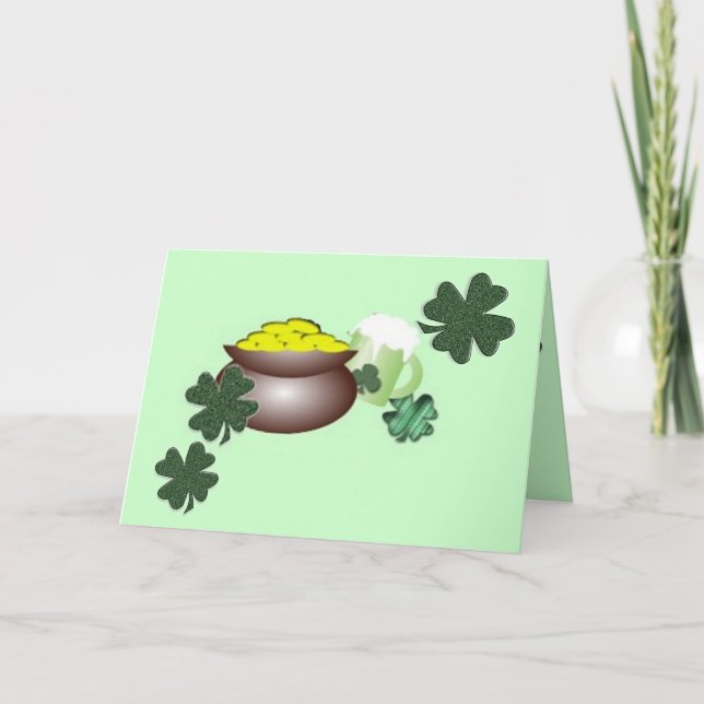 Irish Birthday Card Karte (Vorderseite)
