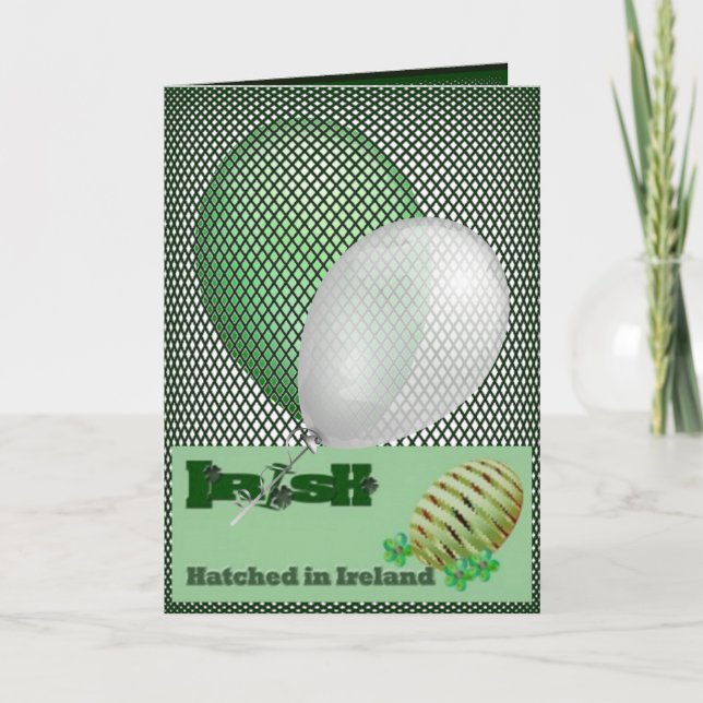 Irish Birthday Karte (Vorderseite)