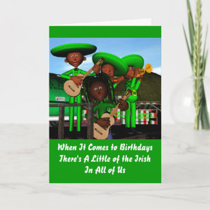 Irish Birthday Karte