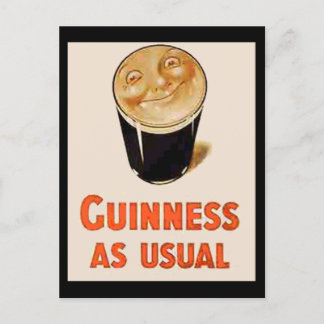 Irish Black Beer Postkarte