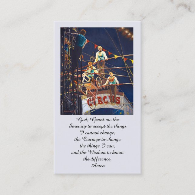 Irish Bled Blue Red Green Orange Yellow Visitenkarte (Vorderseite)