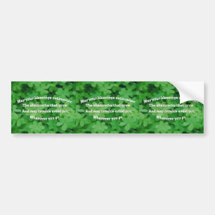 Irish Blessing Autoaufkleber