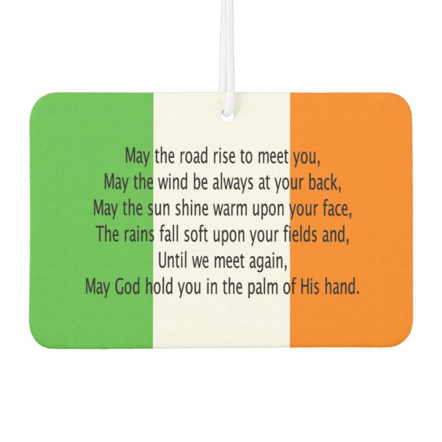 Irish Blessing Autolufterfrischer (Vorderseite)