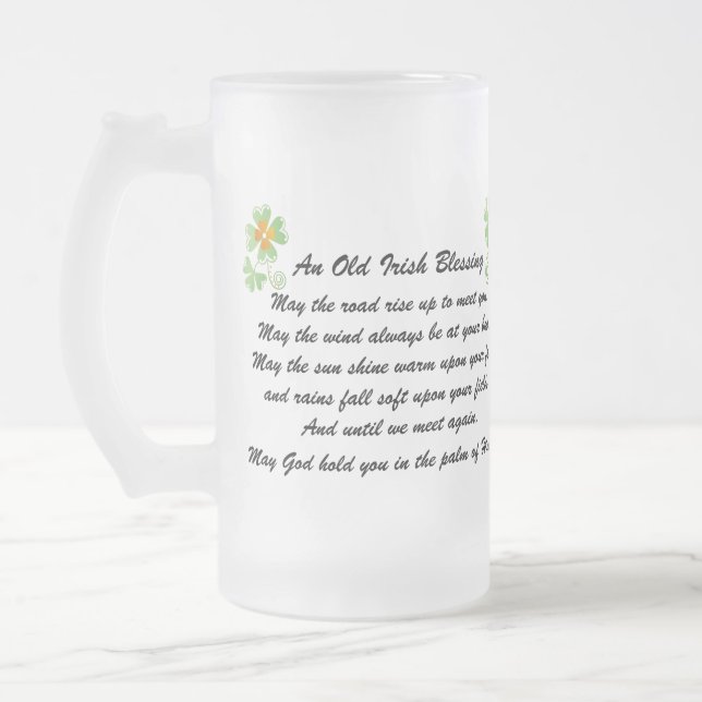 Irish Blessing Beer Tasse (Links)