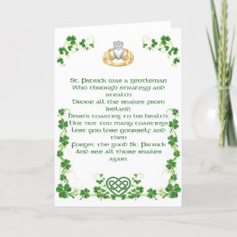 Irish Blessing Card aus Irland Option 8 Karte