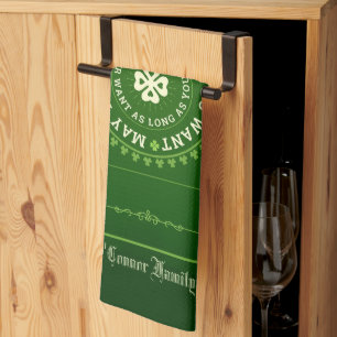 Irish Blessing   Dürfen Sie so lange leben, wie Si Geschirrtuch