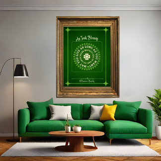 Irish Blessing | Dürfen Sie so lange leben, wie Si Poster
