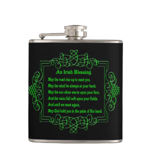 Irish Blessing Flask Flachmann