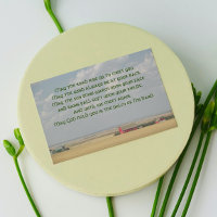 Irish Blessing Golden Weizen Fields Blank