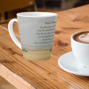 Irish Blessing Golden Wheat Fields Milchtasse