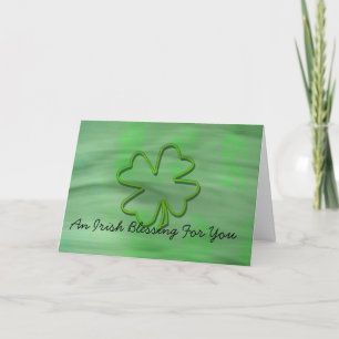 Irish Blessing Greeting Card Karte