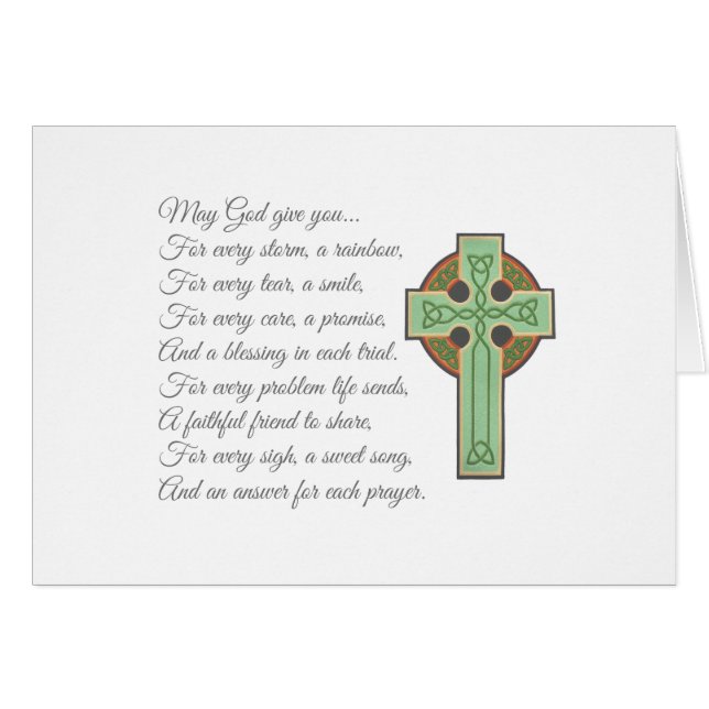 Irish Blessing II (Vorderseite (Horizontal))