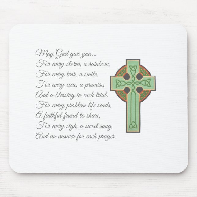 Irish Blessing II Mousepad (Vorne)
