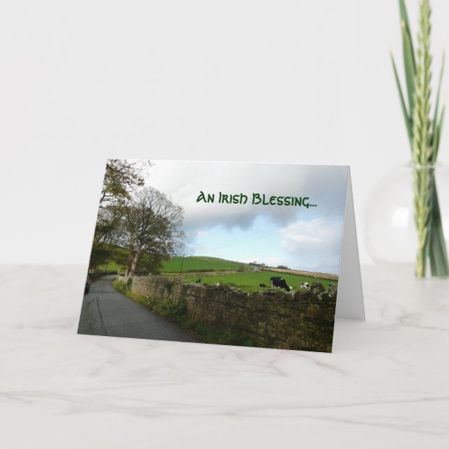 Irish Blessing Karte (Vorderseite)