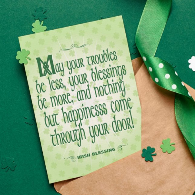 Irish Blessing Karte (Von Creator hochgeladen)