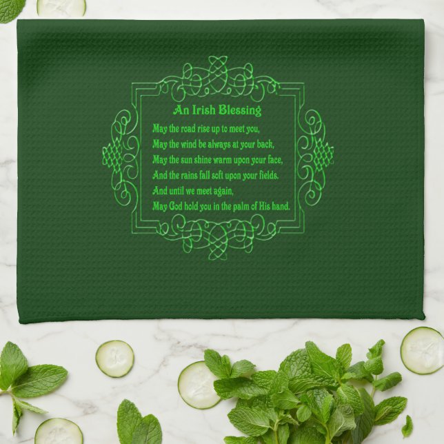 Irish Blessing Kitetücher Handtuch (Gefaltet)